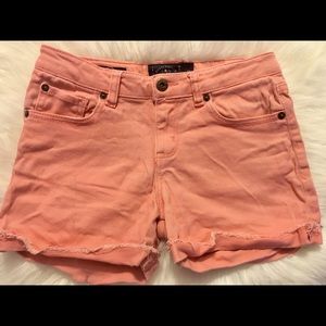 LUCKY BRAND GIRLS SHORT - jean * peach pink